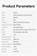 Bluetooth-ресивер Vention Bluetooth 5.0 AUX 3.5 мм 2 в 1 автомобильный аудиоадаптер (NAGHG) - изображение 2
