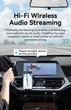 Bluetooth-ресивер Vention Bluetooth 5.0 AUX 3.5 мм 2 в 1 автомобильный аудиоадаптер (NAGHG) - изображение 7