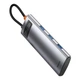 USB-хаб концентратор Baseus Gleam Series 7-in-1 Type-C Hub Docking Station Grey (B00030708811-00) - изображение 5