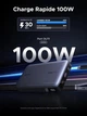 Внешний аккумулятор повербанк UGREEN Nexode Power Bank 20000mAh 100W Grey (PB720) - изображение 2