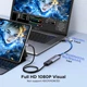 Карта захоплення UGREEN Full HD 1080P 4K HDMI на USB 2.0 HDMI Мапа відеозахоплення USB-A/USB-C Gray (CM489) - зображення 5
