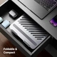 Настольная подставка для ноутбука планшета UGREEN алюминиевая регулируемая Grey (LP592) - изображение 9