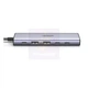 USB-концентратор UGREEN 6-in-1 Multifunctional USB-C USB-C TO HDMI+USB-A 3.2+USB 3.2 C+PD Power Grey (CM511) - зображення 3