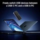 Комутатор Switch Ugreen USB 3.2 4-портовий USB-перемикач-концентратор з пультом ДК Black (CM687) - зображення 3