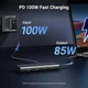 USB-Хаб UGREEN Type-C 4K Triple Display USB C Hub with 2 HDMI, DP, 2 USB A & C 3.2 Ports, 100W PD Grey (CM639) - изображение 3