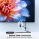 Кабель удлинитель UGREEN HDMI Extension Cable 8K Ultra High Speed 48Gbps 15 см Black (HD165) - изображение 4