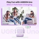 Зарядное устройство сетевое Ugreen Nexode Uno 65W USB C Charger Block Robot Design Purple (CD361) - изображение 5