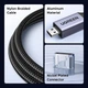 Кабель Ugreen Micro HDMI штекер to HDMI 2.1 Adapter 8K@60Hz 4K@240 двунаправленный Black (HD182) - изображение 7