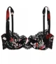 Комплект Victoria’s Secret Шовковий Різнобарвний ,корсетна шнурівка,без push-up 34C-S - зображення 3