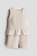 Топ H&M 1281112 122-128см рожеве срібло - изображение 1
