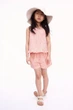 Шорти H&M 1275512 134см біло-червоні смужки - изображение 1