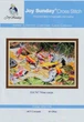 Набор для вышивания по нанесённой на канву схеме "Nine carps". AIDA 14CT printed 41*29 см - изображение 2