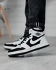 Кросівки чоловічі NK Jordan Retro 1 Hight 41 (26 см) White Black (арт 1314) - зображення 3