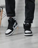Кросівки чоловічі NK Jordan Retro 1 Hight 43 (27 см) Black White (арт 1313) - зображення 5