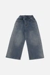 Джинсы wide leg для девочки 116 цвет голубой YZTX KIDS ЦБ-00290304 - изображение 1