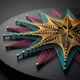 Набір для творчості String Art CreateMe "Сяюча зірка 2" Ø 30 см - изображение 2