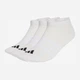 Набор женских носков коротких хлопковых Adidas JZ0533 40-42 3 пары Белый (4068821246546) - изображение 1