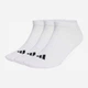 Набор женских носков коротких хлопковых Adidas JZ0535 40-42 3 пары Белый (4068821283732) - изображение 1