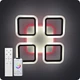 Люстра светодиодная 517 Light 3color с пультом 72Вт Черный (01372) - изображение 9