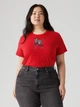 Футболка бавовняна жіноча Levi's 185976450 XS Червона (1159853233) - зображення 4