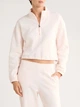 Толстовка на молнии на флисе без капюшона женская Calvin Klein 869609325 XL Розовая (1159853047) - изображение 1