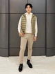 Теплый жилет мужской UNIQLO 905262938 M Коричневый (1159852946) - изображение 3