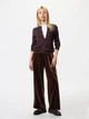 Брюки женские Uniqlo 578858957 XL Коричневые (1159853097) - изображение 2