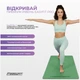 Коврик для йоги и фитнеса EasyFit Pro 184х68х0.5 см каремат каучуковый EF-1925-GN Зеленый (56003735) - изображение 2
