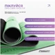 Коврик для йоги и фитнеса EasyFit Pro 184х68х0.5 см каремат каучуковый EF-1925-GN Зеленый (56003735) - изображение 8