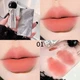 Блиск для губ матовий стійкий GEGE BEAR Velvet Lip Mud, матова рідка помада рожевий колір - изображение 3