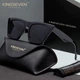 Жіночі поляризаційні сонцезахисні окуляри KINGSEVEN s10 Black Gray - зображення 1