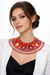 Лемковская кривулька HatynkaUA Necklace традиционная украинская силянка колье из бисера ручной работы (SUN999_59) - изображение 1