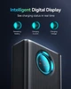 Повербанк 30000 mAh зі швидким заряджанням 65W Baseus Amblight Digital Display (4USB/Type-C). Black - зображення 8