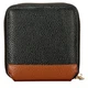 Маленький чёрный женский кошелёк Smith & Canova 26803 BLK-TAN Althorp - изображение 3