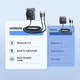 Bluetooth-адаптер автомобильный UGREEN Aux Bluetooth 5.4 Adapter For Car (CM723) - изображение 7