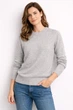 Жіночий в'язаний светер American Eagle, сірий, розмір XL - изображение 1