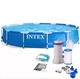 Бассейн каркасный круглый Intex 28212 366*76 см с фильтром насосом 6503 л (i7-73473) - изображение 1