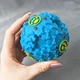 Іграшка для собак DogClub DogBaby М'яч зі звуком та отвором для ласощів 9 см Blue - зображення 3