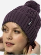 Шапка Jack Wolfskin Pompom Beanie 1905092-I0081 One Size Темно-фиолетовая (4064886154154) - изображение 2