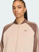Толстовка на молнии без капюшона женская Adidas Originals Sst Loose Tt KD8825 XS Stone Khaki (4068818832301) - изображение 3