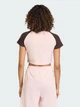 Футболка хлопковая короткая женская Adidas Originals Sst Baby Tee KD3796 L Sandy Pink (4068821909199) - изображение 2