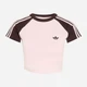 Футболка хлопковая короткая женская Adidas Originals Sst Baby Tee KD3796 L Sandy Pink (4068821909199) - изображение 6