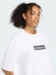 Футболка хлопковая длинная женская Adidas Originals Aop Ss T-Shirt KD8812 XL White (4068805096471) - изображение 4