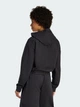 Толстовка на молнии с капюшоном женская Adidas Originals Ess Ft Hd KE3215 XS Black (4068821179042) - изображение 2