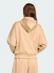 Толстовка на молнии с капюшоном женская Adidas Z.N.E. Fz JY5970 XL Бежевая (4068808935074) - изображение 2
