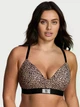 Бюстгальтер Victoria’s Secret Shine Patch T-Shirt Wireless Bra leopard розмір 32B - зображення 1