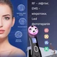 Микротоковый массажер для лица микротоки лифтинга с RF и EMS, фототерапия, микротоки для лица черный - изображение 3