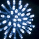 Гірлянда штора світлодіодна 400Led холодний білий 3х2м для прикраси вікон MA422 - зображення 7