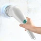 Електрична щітка Magic Brush з USB акумуляторна бездротова універсальна щітка з 6 насадками біла - зображення 8