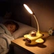 Настільна LED-лампа 5 Вт акумуляторна жовта для дітей з білим теплим і холодним світлом модель AB-TD58 - зображення 2